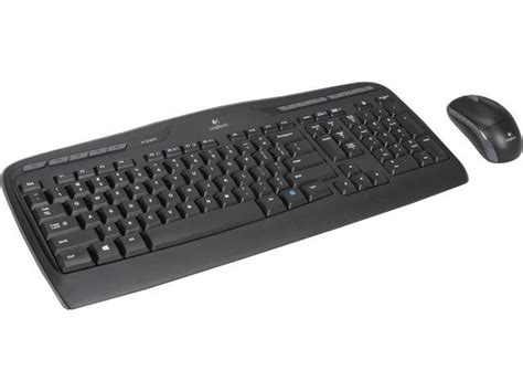 Logitech Mk Black Usb Rf Wireless Desktop Newegg