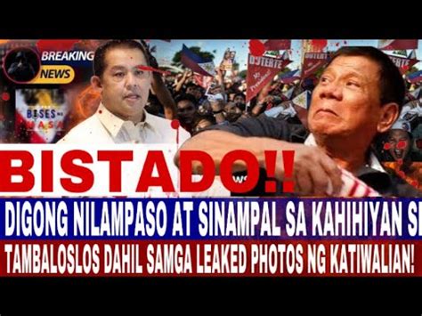 Digong Nilampaso At Sinampal Sa Kahihiyan Si Tambaloslos Dahil Samga