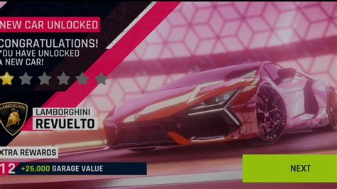 Asphalt Get Free Car Key Lamborghini Revuelto Special Event