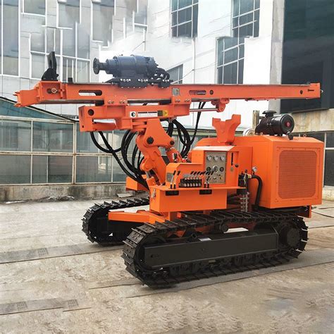 RC185y Pile Driver Drilling Rig 20 100m Depth Crawler Mounted Drilling