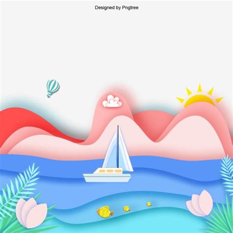 Hot Air Balloons PNG Transparent Yacht Sailing Hot Air Balloon Hill Hand Painted