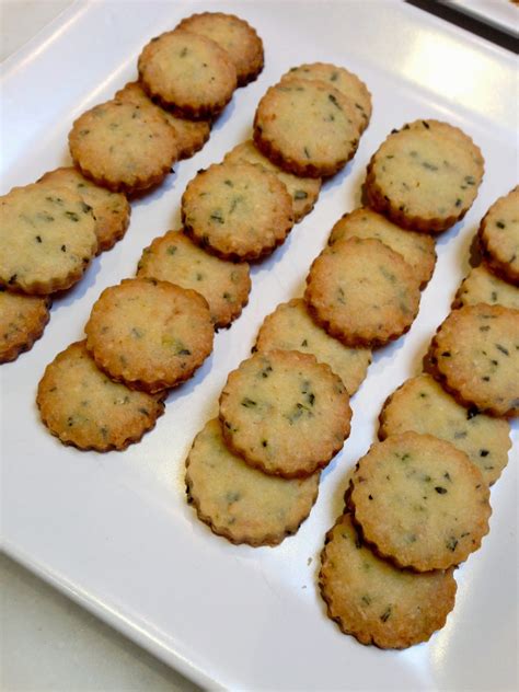 Savoury Shortbread Cookies