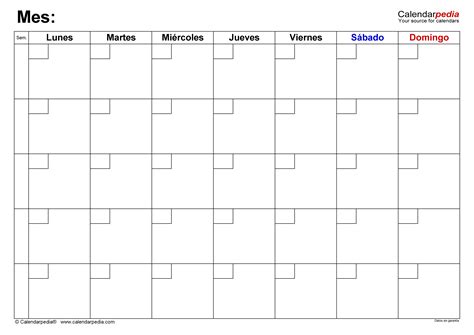 Calendario Mensual Para Imprimir Prime Modern Magnificent