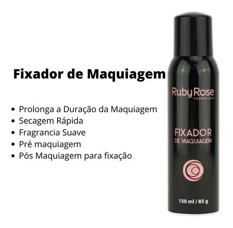 Ruby Rose Fixador De Maquiagem Ml Hb Mercadolivre