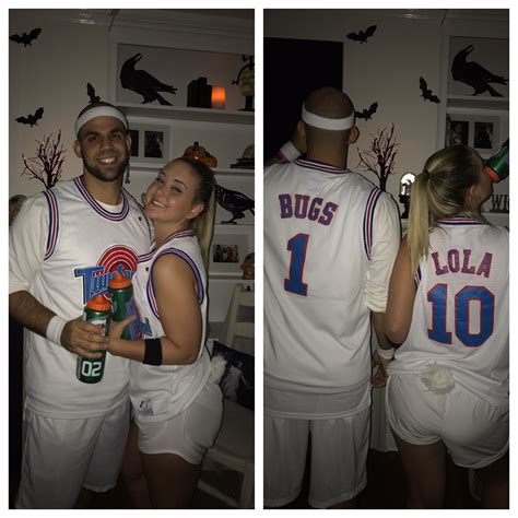 Bugs and Lola #coupleshalloweencostume #halloweencostumes #spacejam #halloween # ...