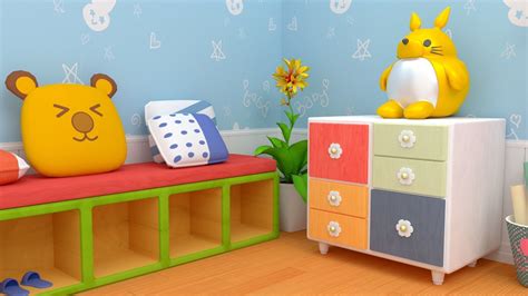 3d Model Cartoon Bedroom Gril 3d Model Vr Ar Low Poly Cgtrader