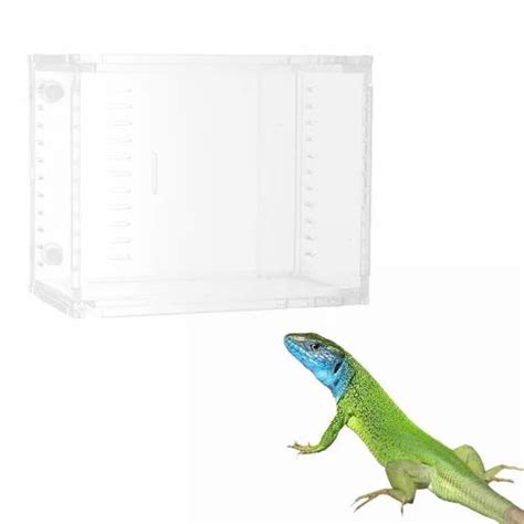 Maxbell Small Acrylic Clear Pet Reptiles Box Breeding Feeding Tanks