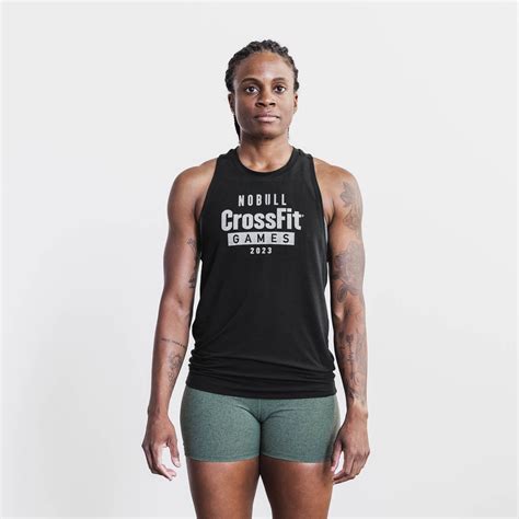 Womens Nobull Crossfit Games® 2023 High Neck Tank Black Nobull