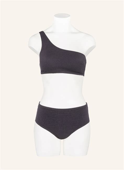SEAFOLLY One Shoulder Bikini Top SEA DIVE In Schwarz