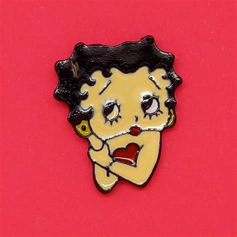 Betty Boop Pin Based On The Cartoon Character Betty Boop Etsy