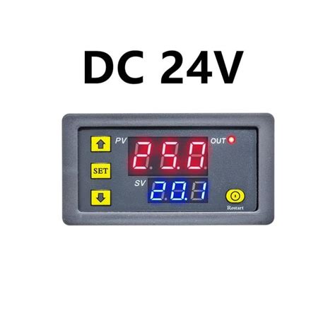 Ac V V Digital Time Delay Relay Dual Led Display Cycle Timer