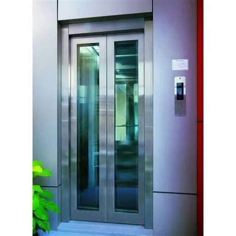 Automatic Glass Door Passenger Elevator Max Persons Capacity 6