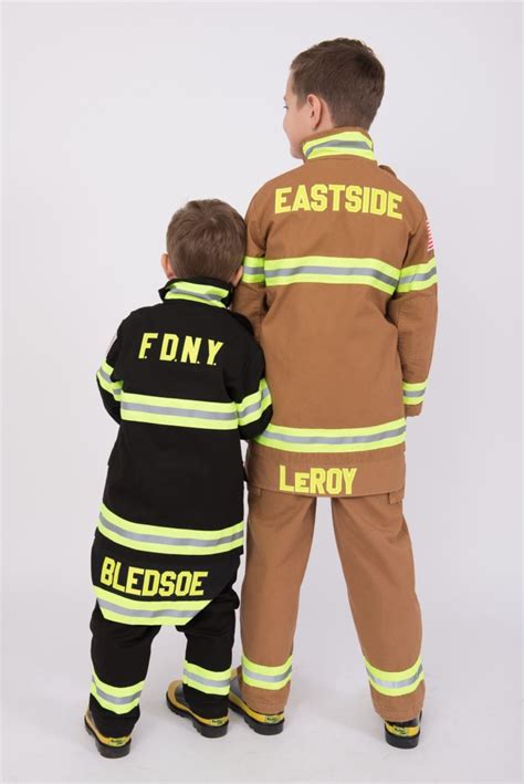 Firefighter Costume - Authentically PERSONALIZED - Kid & Adult