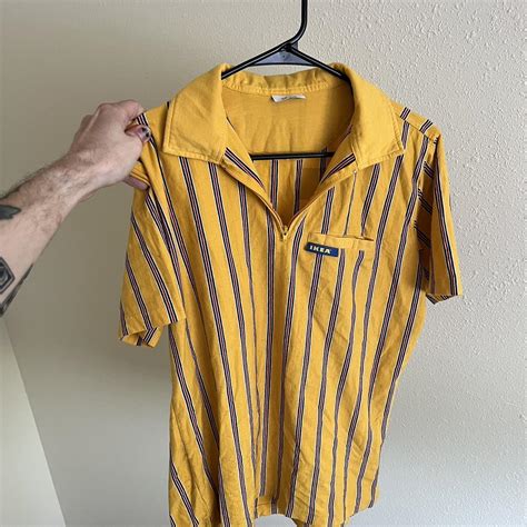 IKEA Striped Uniform Shirt. DM before purchase to... - Depop