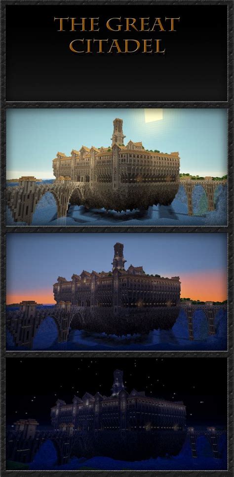 The Great Citadel Terraforming Done By Vv01 On Deviantart Minecraft