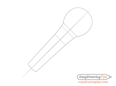 How To Draw A Microphone Step By Step EasyDrawingTips