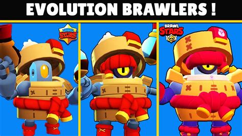 Evolution Of Brawlers Brawl Stars Before And After Youtube