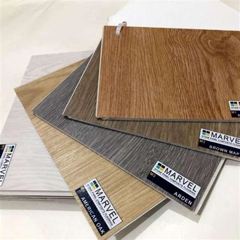 Jual Lantai Vinyl Kayu Spc Tanpa Lem Tebal Mm Lebar M Di Seller