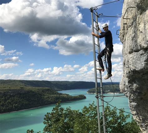 Moirans En Montagne Jura Via Ferrata Sensations Fortes Au Lac De