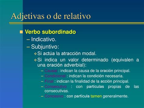 Oraciones Subordinadas Ppt Descargar