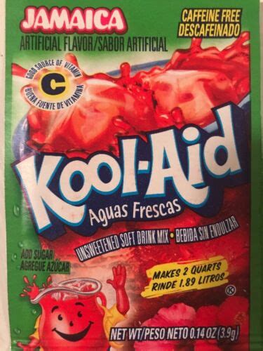 12 RARE Kool Aid Drink Mix JAMAICA Combined Shipping Available Aguas