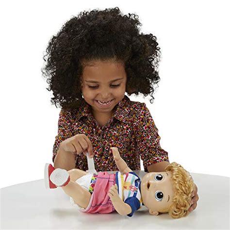 Baby Alive Step N Giggle Baby Blonde Hair Boy Doll With Light Up Shoes