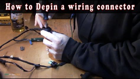 How To Depin A Wiring Connector YouTube