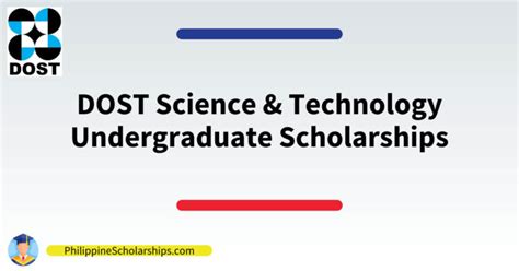 How To Apply Dost Sandt Undergraduate Scholarships Program Philippine