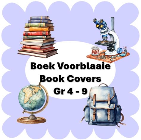 Graad 4 9 Boek Voorblaaie Grade 4 9 Book Covers Tuisonderwys