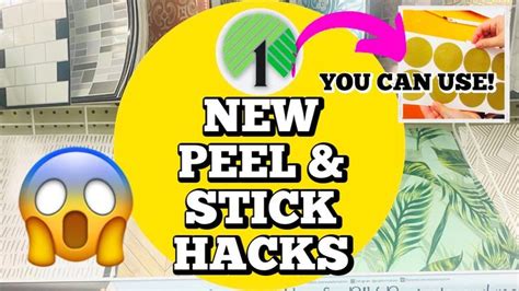 New Life Changing Diy Hacks Using Dollar Tree Peel N Stick Wallpaper