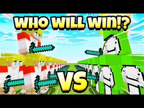 Minecraft TommyInnit Vs Dream DO NOT CHOOSE THE WRONG TEAM