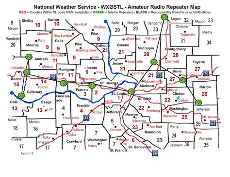 Ham Radio Area Map