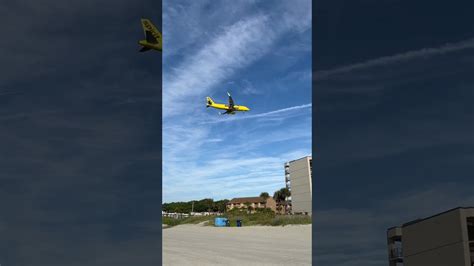 Low Flying Plane Over Myrtle Beach Shorts YouTube