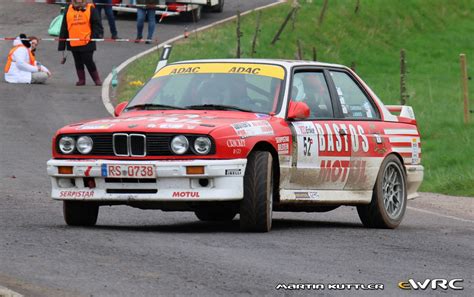 Zaremba Norbert Krieg Jürgen BMW M3 E30 ADAC MSC Osterrallye Zerf