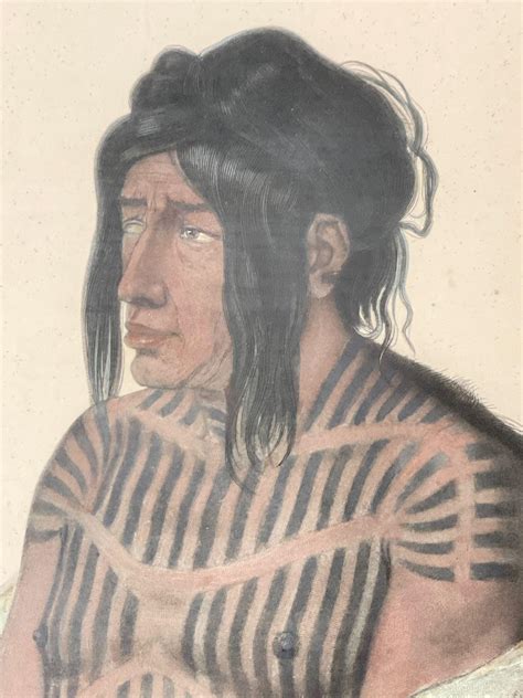 Karl Bodmer Mahsette Kuiuab Chief Of The Creek Indians MutualArt