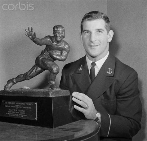 1960 Halfback Joe Bellino - Navy | Heisman trophy winners, Heisman trophy, Ncaa football