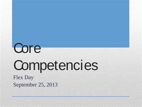 PDF Core Competencies Welcome To Valley Media Files SBCCD