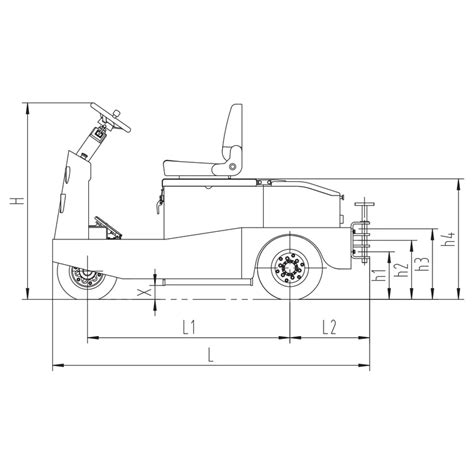 Electric Tow Tractor Mvev Mvev Delacco Lifting Equipment