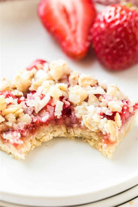 Strawberry Oatmeal Bars Recipe The Cookie Rookie®