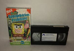 Spongebob Squarepants Goes Prehistoric VHS VCR Video Tape Cartoon Used