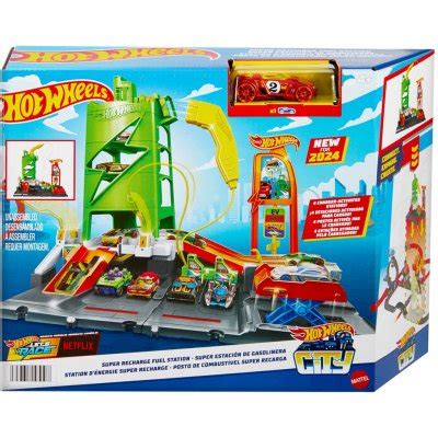 Hot Wheels City Super nabíjecí stanice do auta Hrací sada HTN od Kč Heureka cz