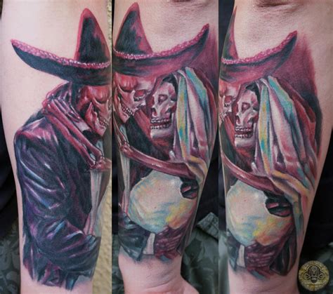 Boda Wedding Dia De Los Muertos Step 1 By 2face Tattoo On Deviantart