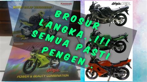 Brosur Kawasaki Ninja Rr Ninja Rr Old Youtube