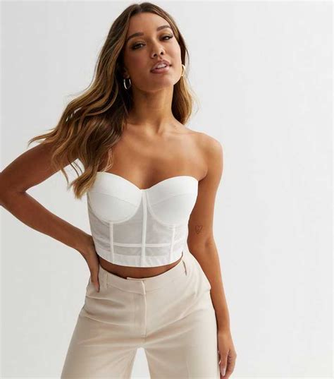 White Corset Tops To Wear Out