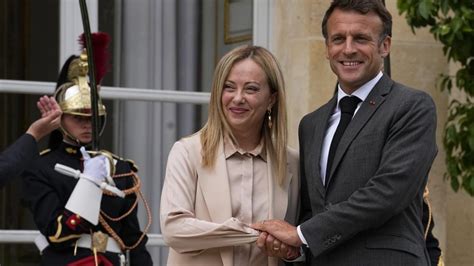 Meloni Vede Macron Su Migranti Siamo D Accordo Italia E Francia