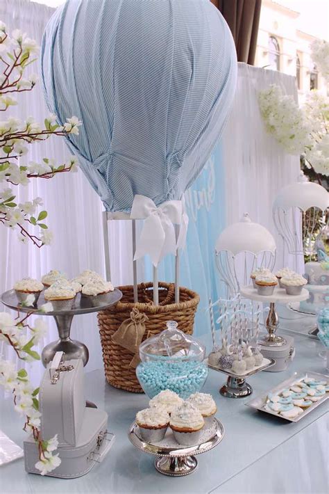 Hot Air Balloon Baby Shower Party Ideas Photo Of Artofit