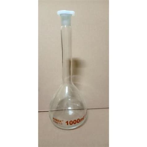 Jual Labu Ukur Volumetric Flask Ml Liter Pyrex Shopee