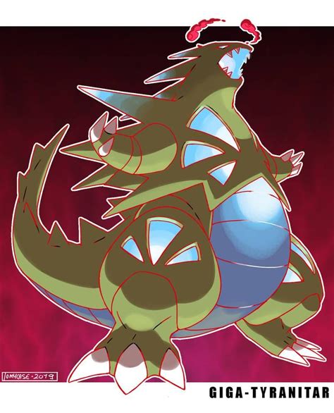 Giga Tyranitar By Tomycase On DeviantArt Pokemon Dragon Pokemon