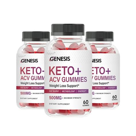 3 Pack Genesis Gummies Genesis Keto Acv Gummies