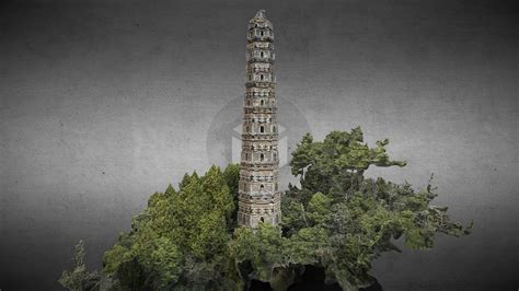 Sui Pagoda 3d Model By Tigershill Tigerofchen F780a37 Sketchfab